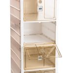 Шафа для взуття портативна пластикова 33 х 26х 100 см на 6полиць Біла HPS658 - Зображення 5