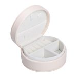 Скринька для прикрас з еко шкіри 10×9×4.5 см ​​органайзер для ювелірних виробів HP-5-31BE