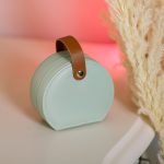 Скринька для прикрас з еко шкіри 10×9×4.5 см ​​органайзер для ювелірних виробів HP-5-31GR - Зображення 5