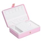 Скринька для прикрас з еко шкіри 16×11×4.7 см органайзер для ювелірних виробів HP-5-30P - Зображення 3