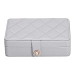 Скринька для прикрас з еко шкіри 16×11×4.7 см органайзер для ювелірних виробів HP-5-30G - Зображення 4