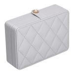 Скринька для прикрас з еко шкіри 16×11×4.7 см органайзер для ювелірних виробів HP-5-30G - Зображення 5