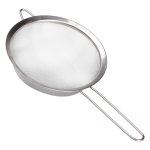 Сито друшляк з ручкою 20 см дрібнокомірчаста сітка з нержавіючої сталі HP-19-13