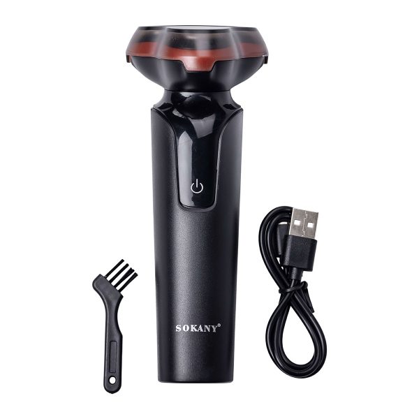 Електробритва 5 Вт 800 mAh бритва електрична бездротова з трьома голівками для гоління Sokany SK-16038R
