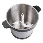 Чопер подрібнювач з чашею 3,5 літри м'ясорізка 4 леза нержавіюча сталь м'ясорубка Sokany SK-7028 - Зображення 5