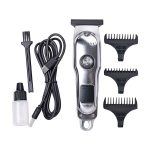 Машинка для стрижки 3 насадки Срібляста Sokany SK-LF-9988G - Зображення 7