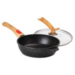 Алюмінієва глибока сковорода (2,4 л) зі скляною кришкою Ø 24 см Black MGC HP-4-463B - Зображення 5