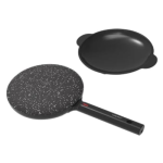 Сковорода млинниця електрична Ø20 (см) з антипригарним покриттям 600 Вт Чорний SK-07068 - Зображення 2