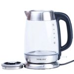 Електрочайник Sokany Electric Kettle 2000W 2l прозорий чайник SKSH1069 - Зображення 2