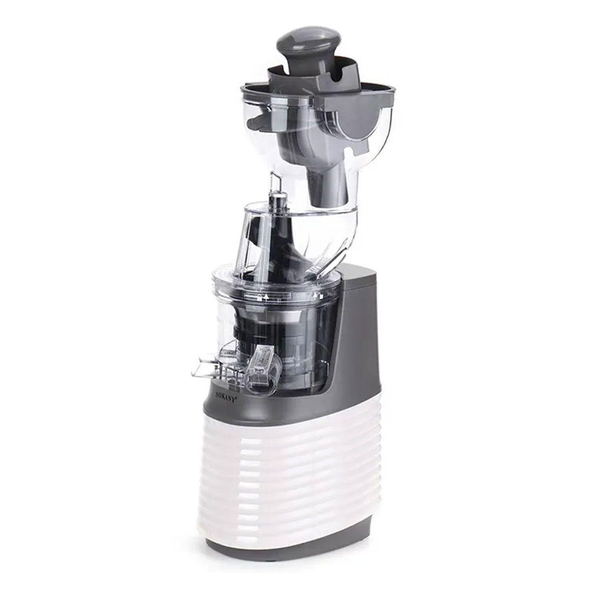 sokovizhimalka_shnekovaya_dlya_tomatov_300_vt_sokany Соковижималка шнекова для томатів 300 Вт Sokany JE-32 - Зображення 1