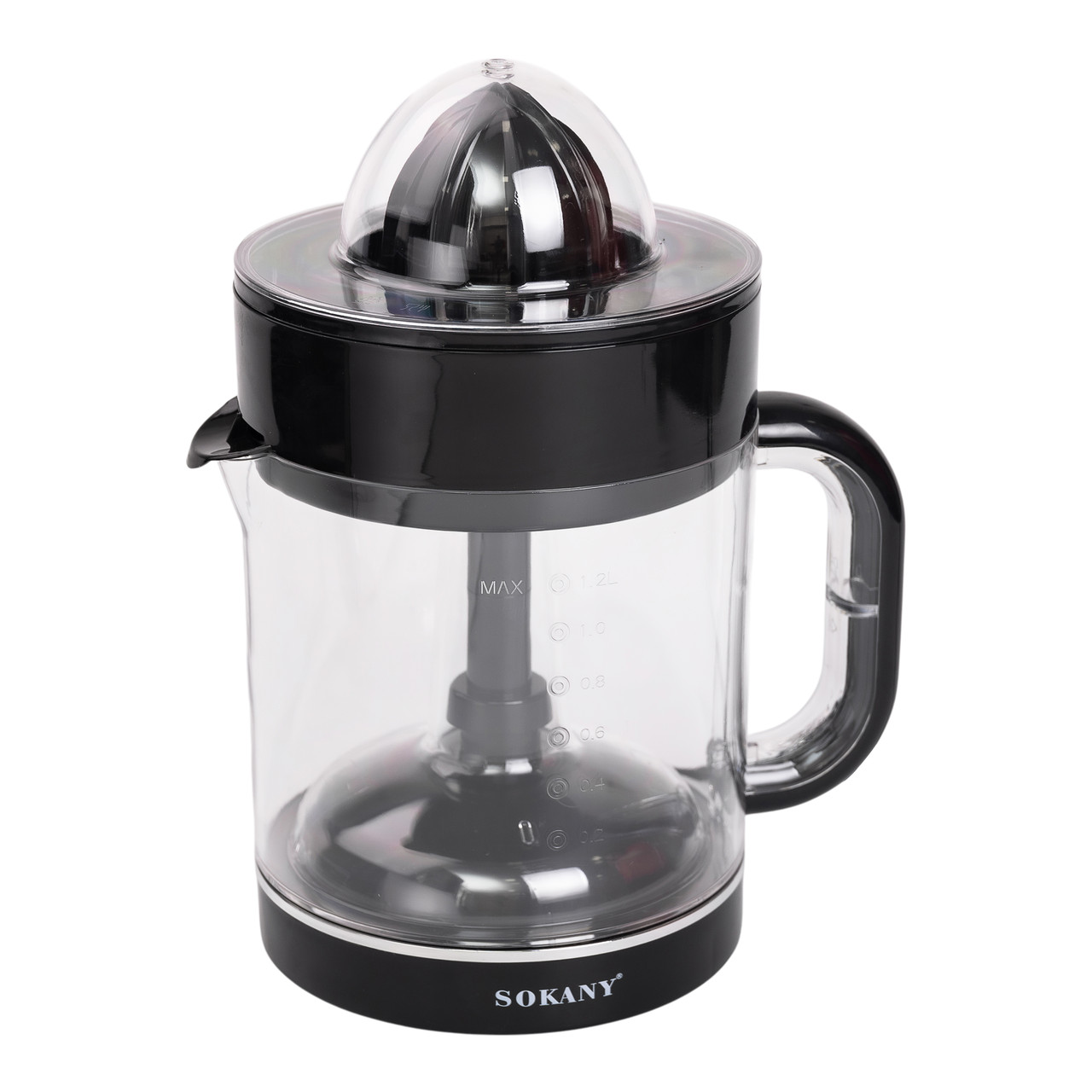Соковижималка для цитрусових електрична 30 Вт 1.2 л прес для апельсинів Sokany SK-CZ-626 - Зображення 2