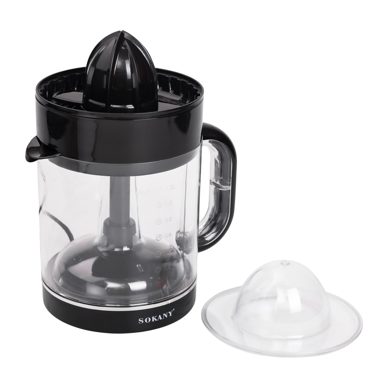 Соковижималка для цитрусових електрична 30 Вт 1.2 л прес для апельсинів Sokany SK-CZ-626 - Зображення 6