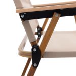 Крісло розкладне туристичне 50×51×64 см крісло складне для пікніка на природу Бежеве HP-SY-1 - Зображення 9