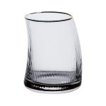 Набір із 6 склянок 400 мл із вигнутими стінками та вертикальним рифленням HP-16-20 - Зображення 3