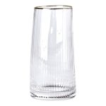 Набір стаканів високих 6 штук по 600 мл із золотим обідком HP-16-19 - Зображення 2