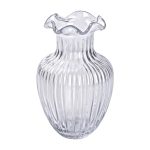 Скляна ваза, декоративна, 21,5 см HP-1700