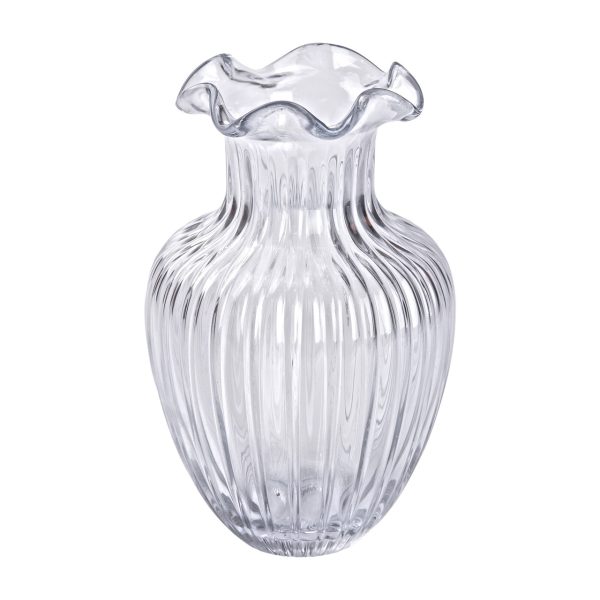 Декоративна скляна ваза, 21,5 см HP-1700
