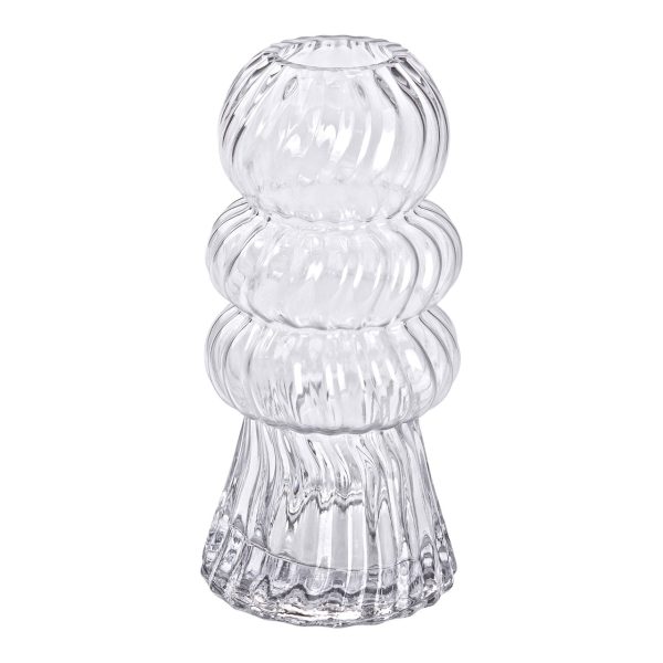 Скляна ваза для квітів 24,5 см HP-1727