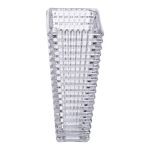 Прямокутна декоративна ваза для квітів із скла, 17 см HP-1721 - Зображення 2