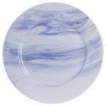 Столовий набір посуду тарілок і чашок 16 предметів на 4 особи Marble Clara порцеляновий Синій MD-16-3B - Зображення 4