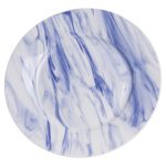 Столовий набір посуду тарілок і чашок 16 предметів на 4 особи Marble Clara порцеляновий Синій MD-16-3B - Зображення 6