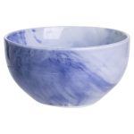 Столовий набір посуду 24 предмети на 6 осіб Marble Clara порцеляновий Синій MD-24-3B - Зображення 2