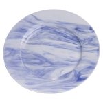 Столовий набір посуду 24 предмети на 6 осіб Marble Clara порцеляновий Синій MD-24-3B - Зображення 5