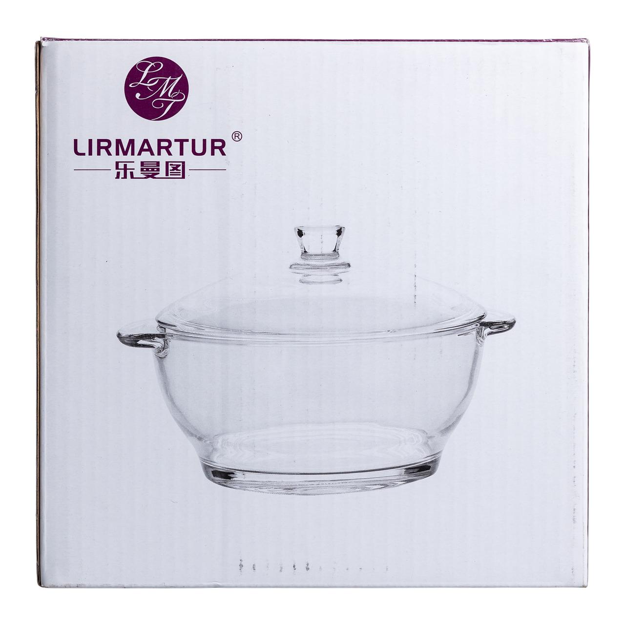 Супниця із кришкою скляна Ø 15.5 см бульйонниця 1 л для гарячих страв HP-YH-5 - Зображення 6