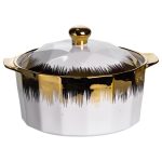 Суповий сервіз на 6 персон супниця 2 (л) на підставці з бульйонницями 300 (мл) тарілки для супу ML-T35 - Зображення 4