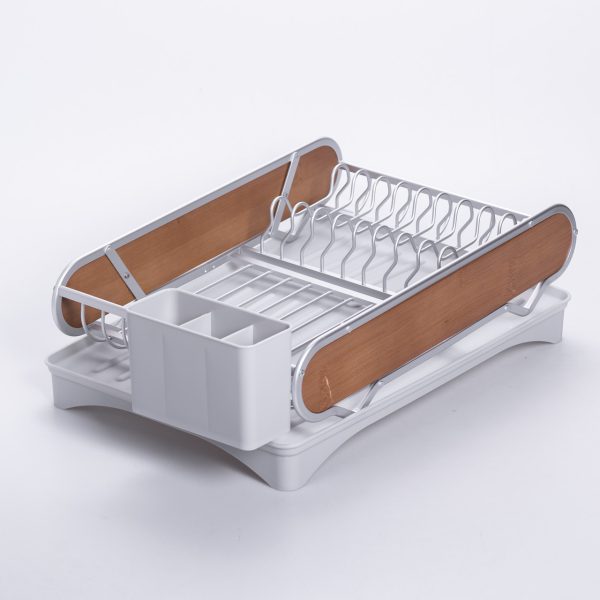 Сушарка для посуду алюмінієва з піддоном пластиковим 47x29x13 см HP-46-9-A