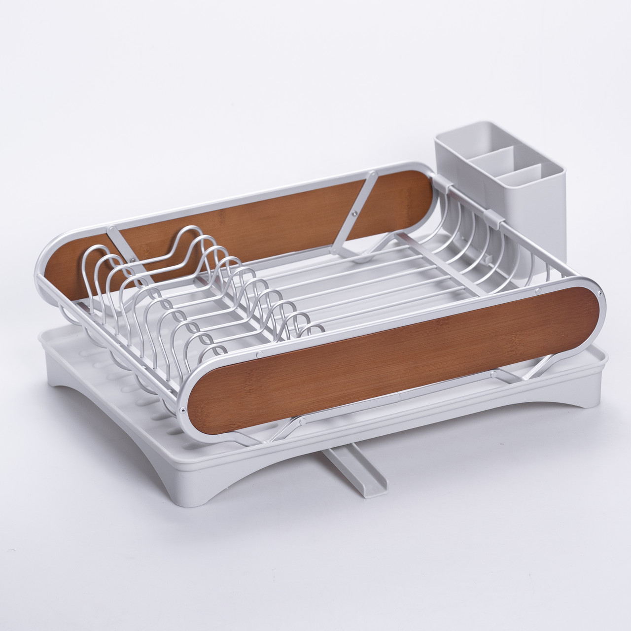 Сушарка для посуду алюмінієва з піддоном пластиковим 47x29x13 см HP-46-9-A - Зображення 6