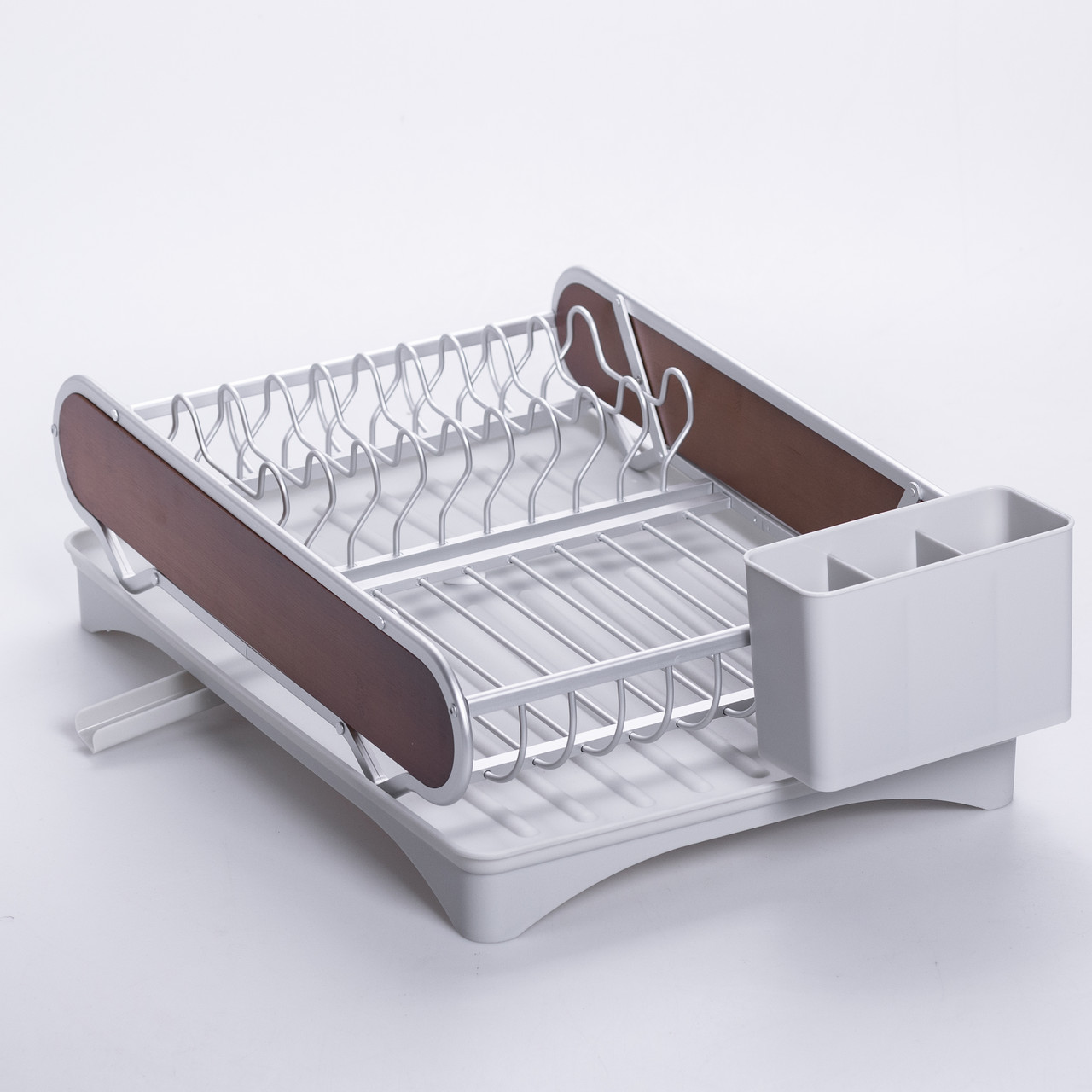 Сушарка для посуду алюмінієва з піддоном пластиковим 47x29x13 см HP-46-9-A - Зображення 7