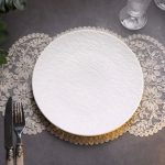 Тарілка десертна порцелянова 20 см біла HP-7-725 - Зображення 2