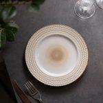 Тарілка десертна кругла 20.5 см плоска порцелянова HP23390 - Зображення 2