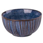 Тарілка глибока кругла з порцеляни 11.5 см синій HP641 - Зображення 2