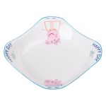 порцелянова глибока глибока квадратна тарілка для дітей 350 мл HP-15-16 - Зображення 4