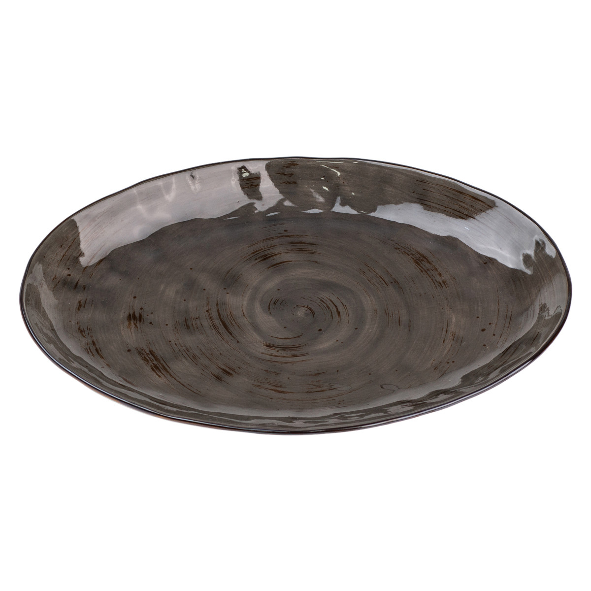 Тарілка порцелянова плоска овальна 35 х 23.5 см сервірувальне блюдо для нарізки Lugi HP23392 - Зображення 5