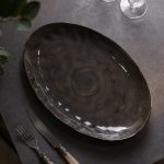 Тарілка порцелянова плоска овальна 35 х 23.5 см сервірувальне блюдо для нарізки Lugi HP23392 - Зображення 6