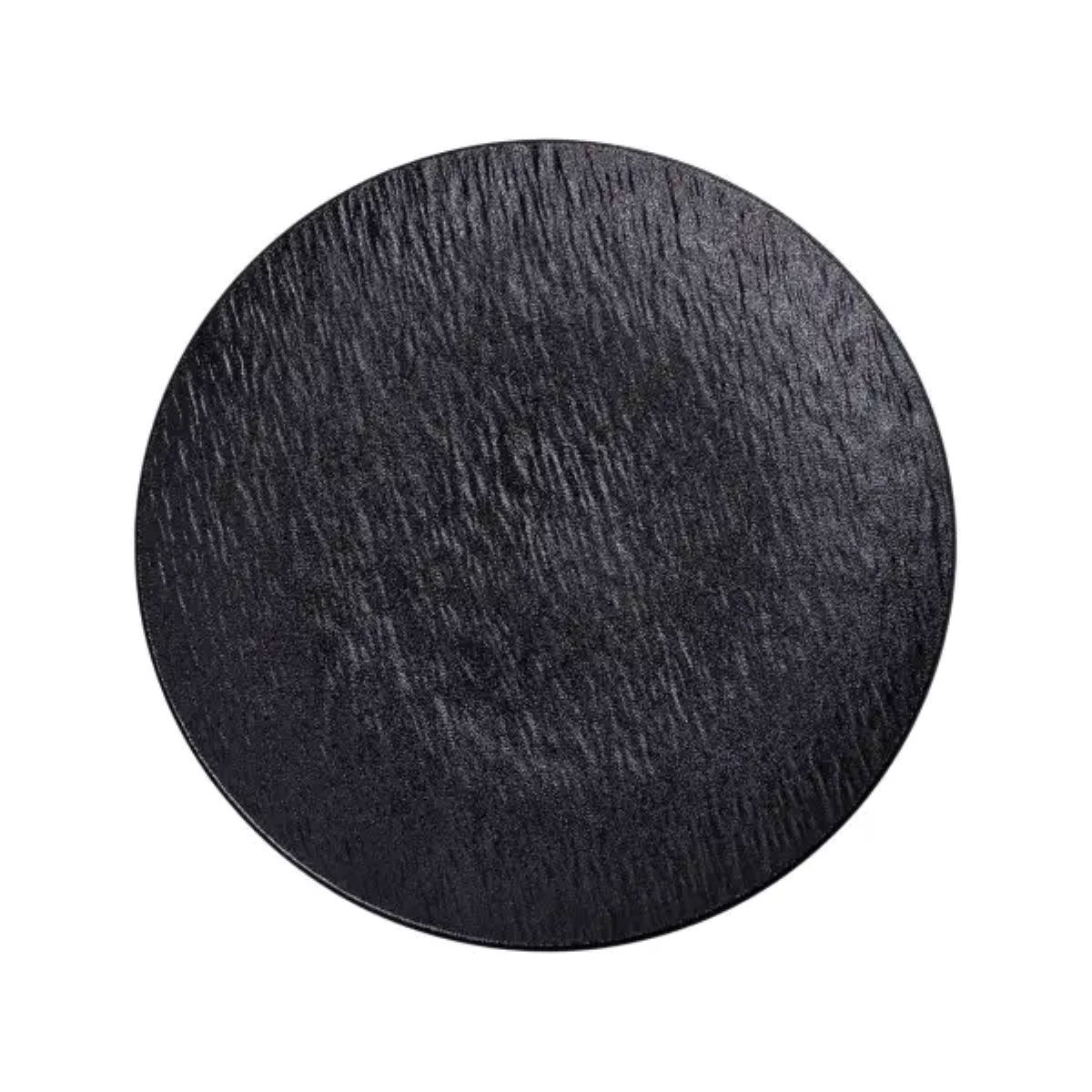 tarelka_servirovochnaya_keramicheskaya_25_sm_chernyy-1 Тарілка сервірувальна порцелянова 25 см чорна HP-7-727 - Зображення 1