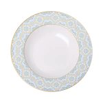 Тарілка супова порцелянова 21.5 см з орнаментом HP-7-739
