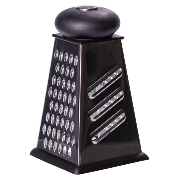 Терка ручна чотиристороння 12,5×12,5×21 (см) з нержавіючої сталі HP-8-10