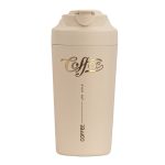 Термочашка Coffee з ремінцем 480 мл бежева HP-14-14BE