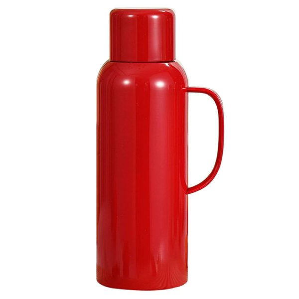 Термос Vacuum з датчиком температури, 820 мл, червоний HP-14-55R