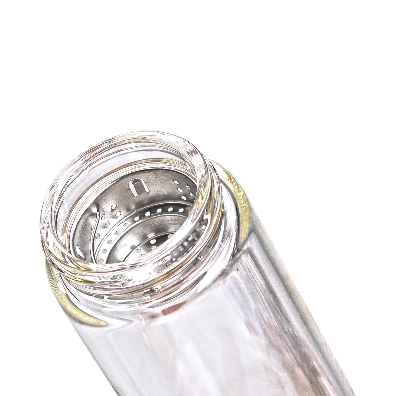 Термос скляний з подвійними стінками та ситечком 330 мл чорний HP-14-39B - Зображення 3