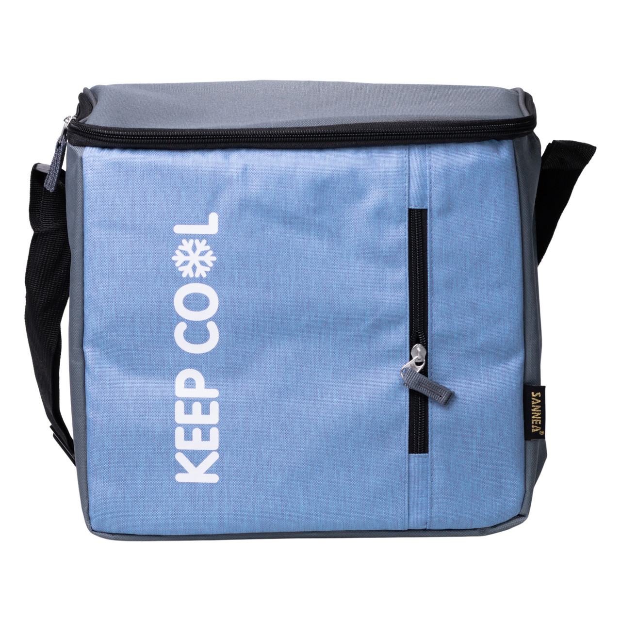 Термосумка холодильник 16 (л) для їжі, напоїв, пива холодильна сумка для риболовлі та пікніка Блакитний HP-14-17 - Зображення 2