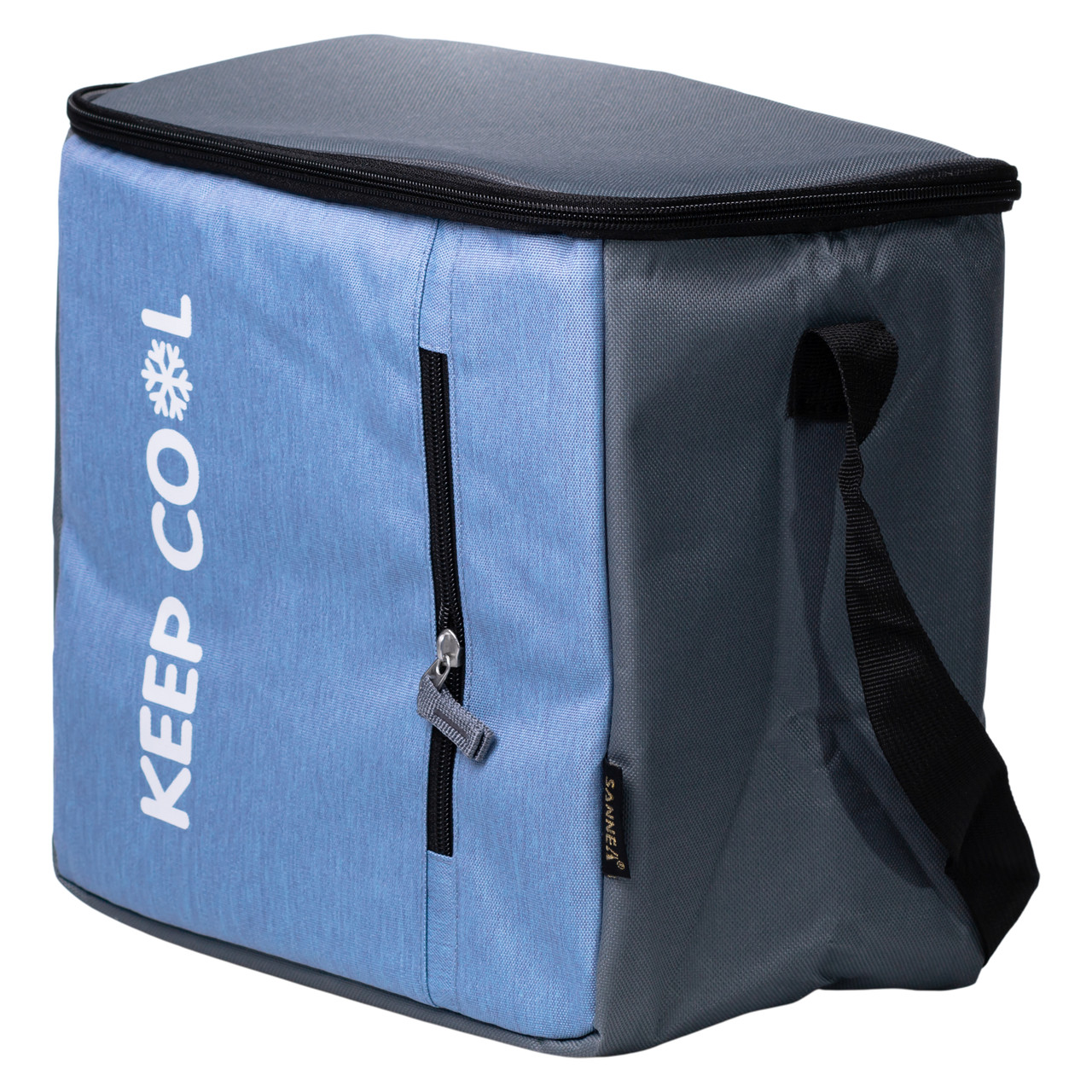 Термосумка холодильник 16 (л) для їжі, напоїв, пива холодильна сумка для риболовлі та пікніка Блакитний HP-14-17 - Зображення 5