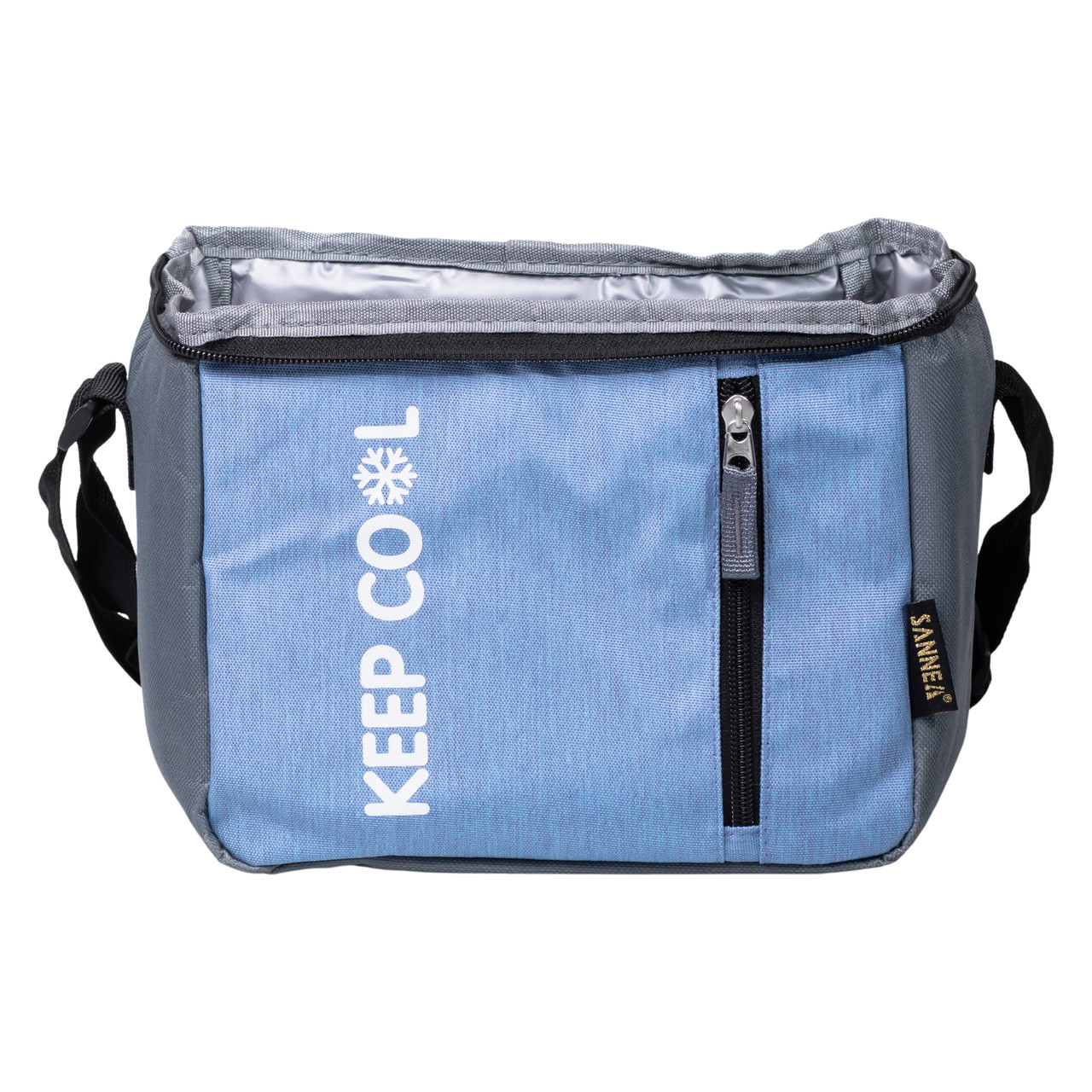 Термосумка холодильник 8 (л) для їжі, напоїв, пива холодильна сумка для риболовлі та пікніка Блакитний HP-14-16 - Зображення 2