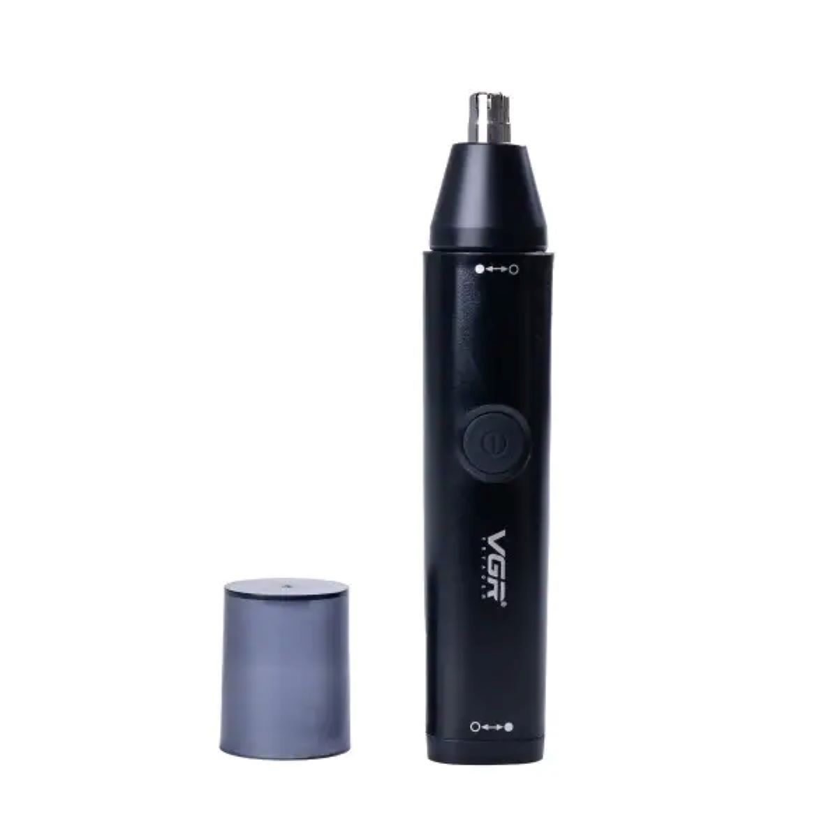 trimmer_dlya_nosa_i_ushey_vgr_v_613_akkumulyatornyy_s_nasadkami_chernyy Тример для носата вух VGR акумуляторний 5 Вт з насадками V-613 - Зображення 1