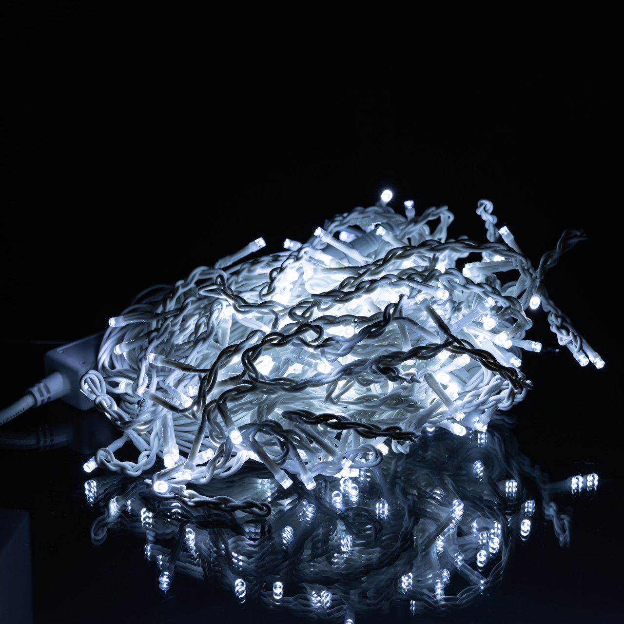 Вулична гірлянда Бахрома 12 м 200 LED білий провід Білий 12MWW - Зображення 3