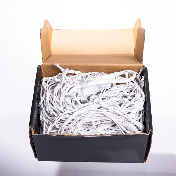 Вулична гірлянда Бахрома 12 м 200 LED білий провід Мультиколор 12MWML - Зображення 5